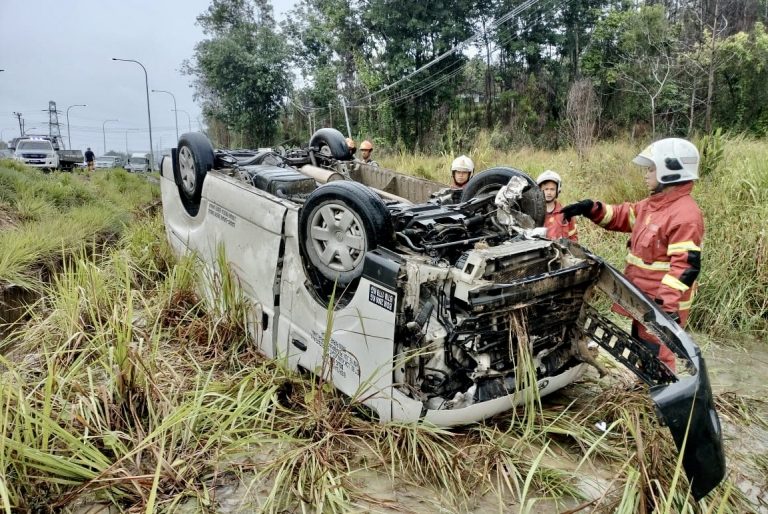 Lelaki maut kenderaannya terbabas sendiri